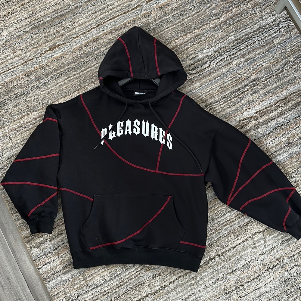 Pleasures now hoodie